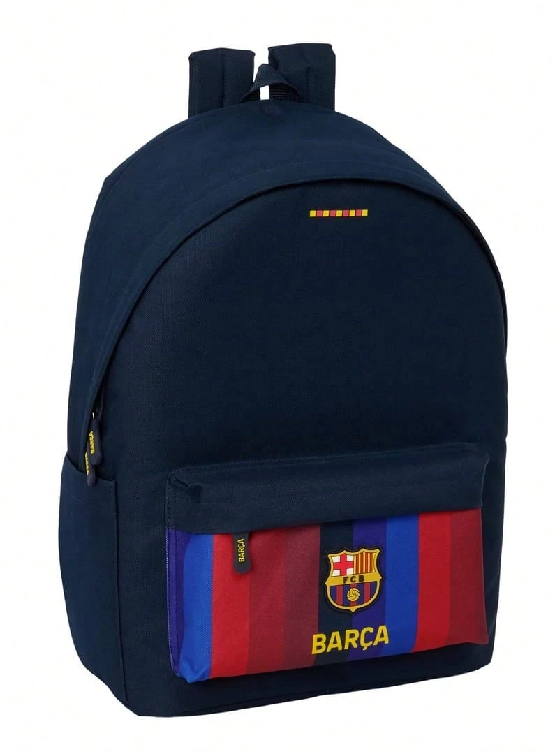 FC Barcelona 巴塞隆納足球俱樂部26/27賽季主場球衣款書包,可裝15.6吋筆記型電腦,附USB接口,設有帶襯墊的防盜隔層,可放置11吋平板電腦,尺寸為31x18x44厘米 - 雙USB介面便攜式 - 查看 1