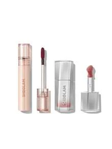 SHEGLAM [2Pcs] Stain + Glow Pink Lip Combo Bundle Set Brand Beauty Cosmetic Makeup For Women And Girls - Pinky Promise+Strawberry Milk - View 9