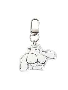 2D Cat & Mouse Acrylic Keychain, Funny Animal Shaped Bag Charm, Cute Car Key Pendant, Backpack Accessory, Earphone Case Accessory, Gift For Friends - Multicolor - View 11
