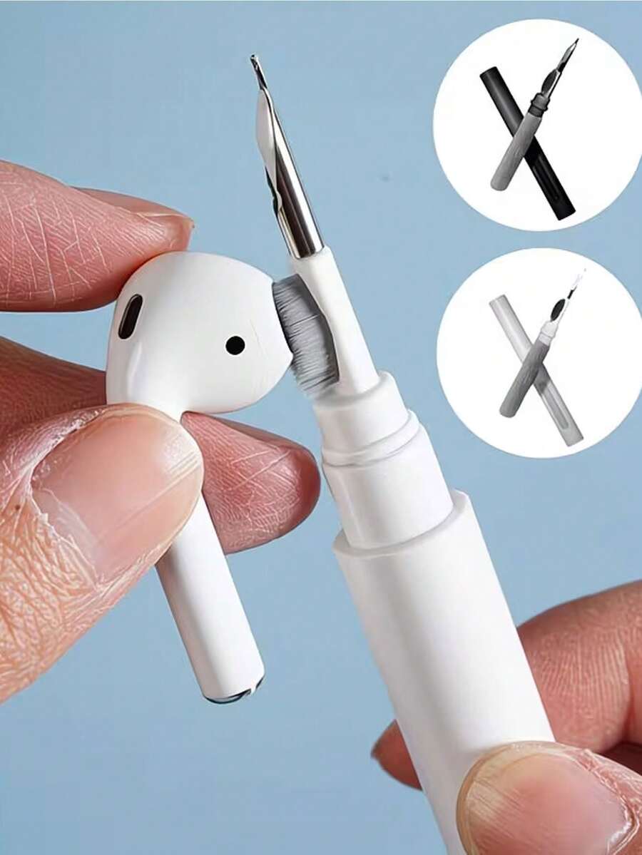 Portable 3-In-1 Wireless Earphone Cleaning Kit, Portable Maintenance Tool Designed For High-End Audio Equipment, Home, Travel, Back To School Supplies - A - View 1