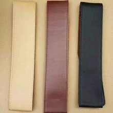 Correa de guitarra de cuero genuino, duradera y ajustable, adecuada para guitarra eléctrica y bajo, accesorio universal para instrumentos musicales G99D - Marrón claro - Ver 8
