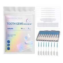 7pcs White Teeth Decor Floss Set, Gentle & Non-Irritating, Alcohol-Free, Party Decoration - Multicolor - View 7
