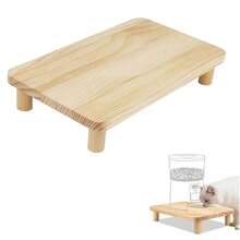 Cat Food Stand For Automatic Feeder & Tradition Bowls, Elevated Cat Food Table Station, Raises Feeder/Bowl By, Premium Solid - one-size - View 1