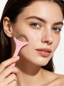 1pc Painless Facial Hair Remover - Portable Spring Roller Hair Removal Tool With Built-In Spring, Lightweight Hair Removal Tool, Suitable For Men And Women, For Lips, Chin, Face, Neck, Arms And Legs, Wax Hair Removal, Shaver For Women, Facial Razor - Multicolor - View 6