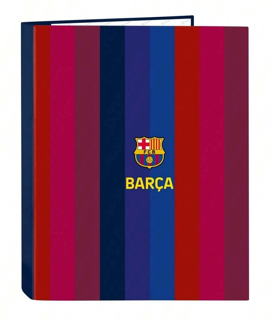 FC Barcelona 1st Kit 26/27 Folio Folder, 4 Mixed Rings 25 Mm, Hard Covers, Durable School File, Officially Licensed, Measures 26.5x4x33 Cm - Mixed Ring Binder - View 1