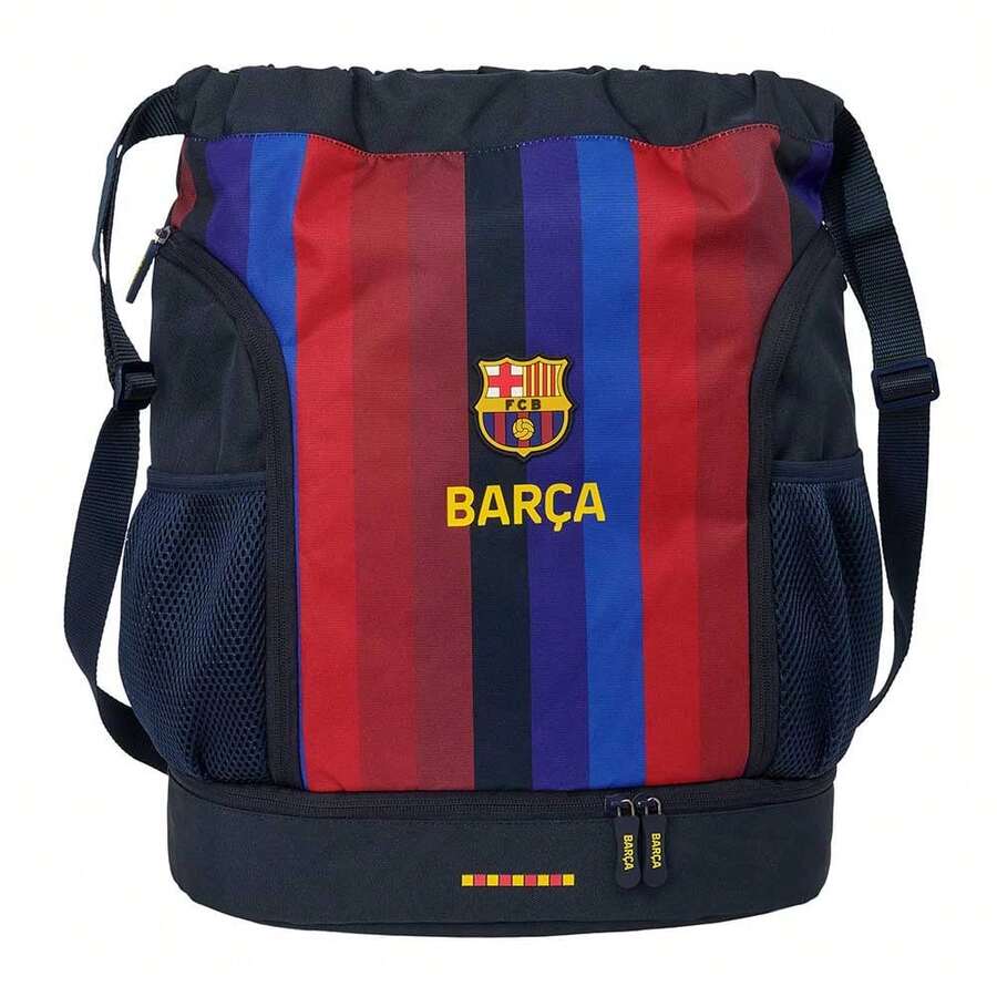 FC Barcelona 巴塞隆納足球俱樂部26/27賽季主場球衣運動背包,附抽繩和可調式肩帶,尺寸為34x15x43厘米 - 背包袋 - 查看 1