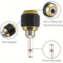 60mm Large Head Hex Shank Quick Release Adapter, Self-Locking Pop-Up Drill Bit Converter Connector For 3-Jaw Electric Drill Chuck Industrial - Multiple Styles - View 10