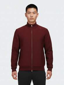 Adidas Men's WUZONG WEN FZ S Knit Jacket Without Hood KG0801 - Red - View 1