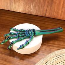 1pc-2026 New 3D Printed Skeleton Hand Prank Toy Jointed Movable Halloween Wolf Claw Halloween Gift Perfect Gift-Fun Gift-Birthday Gift-Holiday Gift-Gift - Multicolor - View 20