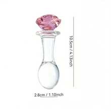 9pcs Unique Rose-Shaped Model Decorative Piece – Elegant Home Decoration, Perfect For Living Room Bookshelves, Nightstands & Entryway Cabinets. Artistic Gift Idea, Handcrafted Sculpture, Statement Piece, Gift Shoppe - Clear - View 2
