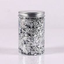 SikeSike Gold Foil Flakes, Resin Gold Foil Flakes, 3g/5g/10g Metal Foil Flakes, Suitable For Nail Art, Painting, Crafts, Epoxy Resin, Jewelry Making, Candle Making, DIY Crafts (Gold And Silver) - Multicolor - View 15