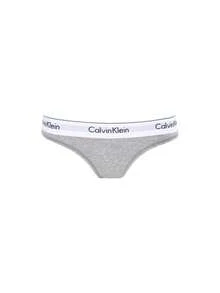 Calvin Klein [Bundle] Women's Briefs + Women's Thong - Grey heather+Pink - View 2