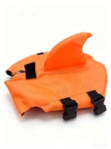 Shark Fin Design Dog Life Jacket, Buoyancy Swim Vest With Dual Safety Buckles, Suitable For All Size Pets - Multicolor - View 12
