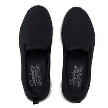 Skechers Sepatu Jalan Wanita Model Slip-On dengan Bantalan Jala dan Model Longgar - Hitam - View 4