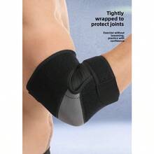 Elbow Pads Joint Protective Cover Sports Fitness Pressure Straps Arm Sheath Bench Press Cover Elbow Elbow Bench Press Elbow Pads - Black and Blue Bandage-1pcs - View 10