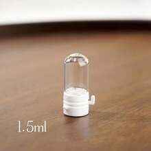 1pc/5pcs 1.5ml/2ml/3ml/5ml Travel Glass Bottles With White Screw Caps - Leak-Proof Reusable Refillable Containers, Suitable For Shampoo, Conditioner, Lotion - Minimalist Design Portable Cosmetic Storage Bottles, Shampoo Travel Bottles - View 12