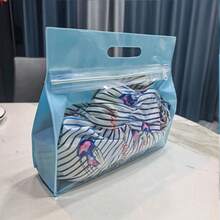 海灘旅行游泳收納袋,拉鍊開合,乾濕分離,便攜式乾濕物品收納袋 - 彩色 - 查看 11
