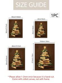 1PC Frameless Christmas Home Decor Posters, Halloween And Fall-Themed Wall Decor, Living Room Wall Art, Bedroom Decor, Bathroom, Kitchen, Dorm Room, Classroom, And Home Decor Prints, Festive Decorative Art, And Gifts For Friends - Abstract - View 3
