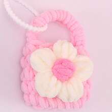 Knitted Plush Coin Purse, Cute Mini, Earphone Protective Case - Multicolor - View 9