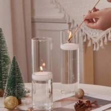 Candle Holders, Glass Vases, Transparent Hydroponic Glassware, Wedding Decorations - RMC0614-a - View 5