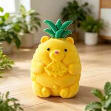 Squishy Best-Selling Giant TPR Big Pineapple Squeeze Toy That Simulates Big Grapes, Big Bananas And Big Peaches With Slow Rebound Effect For Stress Relief. - Multicolor - View 6