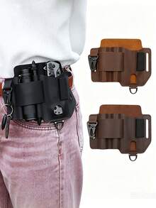 4pcs/1pc Waist Tool Bag, Multi-Functional Tool Storage Bag, Portable Tool Waist Bag; Outdoor Camping And Tactical Field Tool Storage Waist Bag And Pouch, All Season Unisex, Suitable For Outdoor Camping, Hiking, Travel, Work, Daily Use - Multicolor - View 2