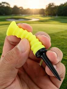 83mm/3.24 Inch Elastic Rubber Golf Tee, Flexible And Durable Golf Accessory - Multicolor - View 7