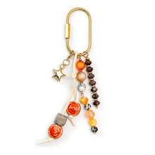 1pc Bohemian Style Colorful Beaded Keychain, Handmade Tassel Star/Heart Shaped Pendant Key Ring, Vintage Aesthetic Bag Charm Accessory, Suitable For Women - Multicolor - View 16