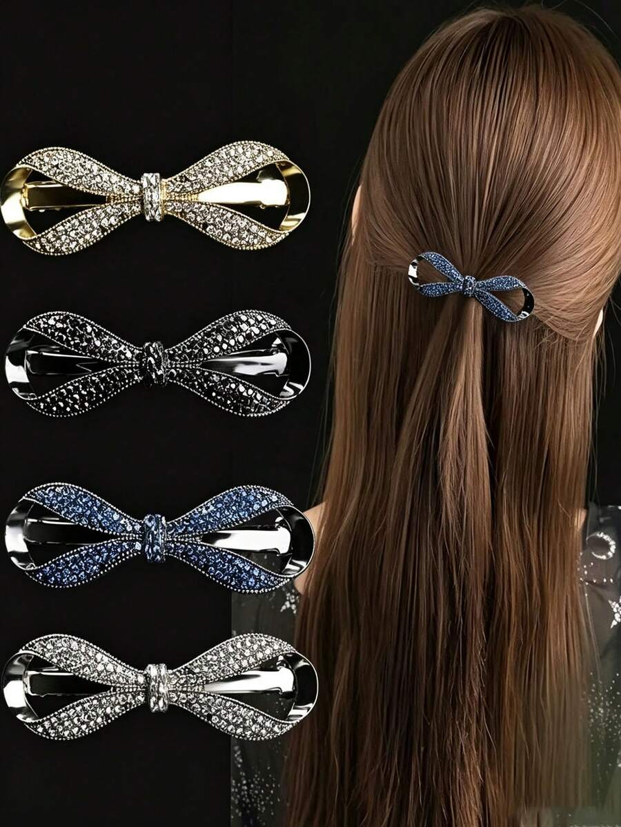 Shiny Palace Style Zinc Alloy Hair Clip