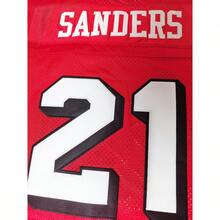 Men's #21 Deion Sanders San Francisco 49ers 1994 Crimson Football Jersey, Fan Commemorative Gift - Red - View 6