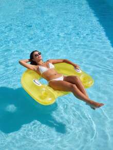 Hamaca de agua inflable para adultos, aro de natación, flotador de piscina, colchoneta - A - Ver 5