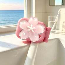 Tapa portátil para cepillo de dientes con patrón floral, diseño lindo de globo, caja de almacenamiento de cepillo de dientes de viaje, clip protector portátil para cabezal de cepillo de dientes, clip de almacenamiento de cepillo de dientes, cubierta protectora de cepillo de dientes, protege el cabezal del cepillo de dientes, diseño portátil conveniente para llevar - Multicolor - Ver 18