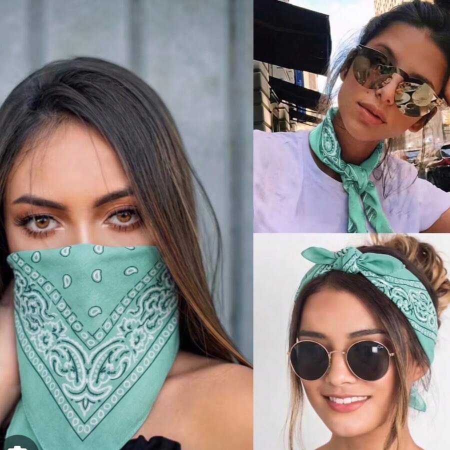 Women Scarves - Light Green - View 1