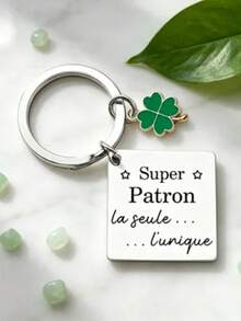 Boss Gift Keychain - Birthday Or Christmas Gift For Boss, Colleague Or Retiree - Personalized Work Gift - Silver - View 4