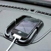 1PC Black Car Dashboard Anti-Slip Mat, Heat Resistant, Non-Slip, Securely Holds Phone And Miscellaneous Items Without Sliding - 1pc Non-slip Phone Stand Mat - View 10