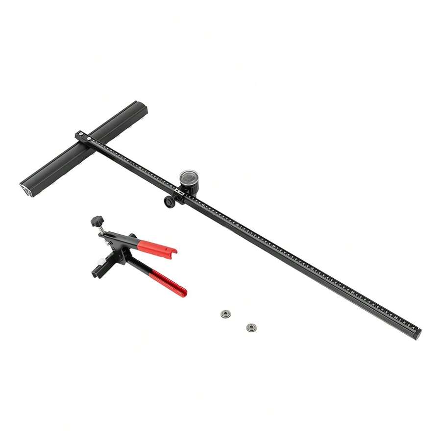 Manual Tile Cutter Hand Tool Portable T-Shaped Manual Ceramic Floor Cutter Tool 35'' Large Tile Cutter Cutting Machine For 0.12''-0.6'' Tiles Glass Wall Tiles Face Tiles Glazed[A Good Gift For Family And Friends] - Default - View 1