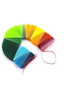 Rainbow Fan Garland Party Decor Pastel Rainbow Paper Fan Banner Colorful Party Decoration For Birthday Wedding Bridal Shower Bachelorette Baby Shower - Multicolor - View 8