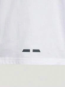 Adidas Kaos Lengan Pendek Tanpa Kerah Rajut FAV CO GFX Pria TLD7461 - Blue and White - View 4