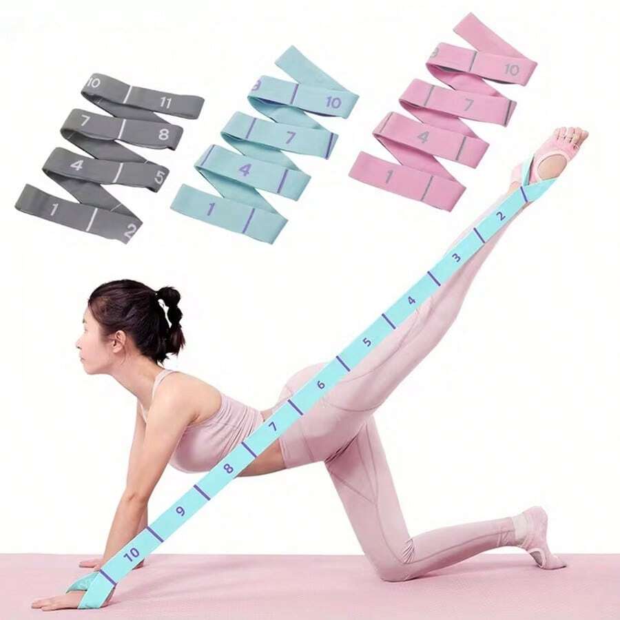Elastic Segmented Stretching Band, Professional Yoga Stretching Band, Create Comfortable Yoga Experience, Suitable For Beginners - Multicolor - View 1