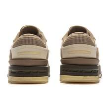 Li-Ning BTC 中性復古厚底滑板鞋 米灰色 透氣拼接 休閒緩震運動鞋 AGCV281 - 沙丘卡其 - 查看 7
