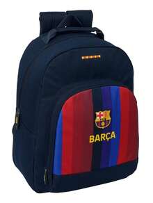 FC Barcelona 巴塞隆納足球俱樂部26/27賽季主場球衣款書包，可搭配拉桿箱使用，符合人體工學的加厚背墊和肩帶，男女童通用，尺寸為32x15x42厘米 - 背包 32x15x42 厘米 - 查看 1