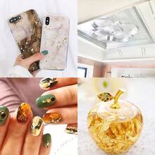 SikeSike Gold Foil Flakes, Resin Gold Foil Flakes, 3g/5g/10g Metal Foil Flakes, Suitable For Nail Art, Painting, Crafts, Epoxy Resin, Jewelry Making, Candle Making, DIY Crafts (Gold And Silver) - Multicolor - View 10