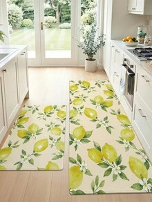 1pc Minimalist Vintage Plaid Pattern Long Kitchen Rug, TPR Backing Non-Slip Area Rug, Suitable For Bathroom, Indoor, Hallway, Bedroom, Living Room, Bedside, Machine Washable Easy To Clean Entryway Mat, Pet Friendly - Multicolor - View 4