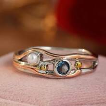 Gmzalx Fresh Elegant Women's Hollow Thin Ring, Decorative Design, Suitable For Daily Casual, Commuting, Party And Multiple Occasions - Multicolor - View 7