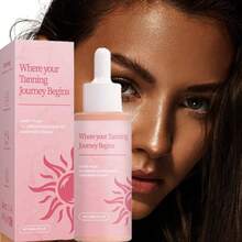 60ml Tanning Drops With Vitamin And Moisturizing Ingredients, Vegan & Cruelty-Free, Waterproof Long-Lasting Self-Tanning, Perfect For Beach Look, Natural Bronze Effect Suitable For All Skin Types - Pink - View 1