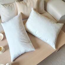 CLSUPER 18/20/21/14x21 Inch White Goose Down/Down Soft Fluffy Throw Pillow Insert, Square Cotton Cover, Plump Washable Quick Rebound Non-Shedding Breathable Cushion Inner, Suitable For Home Decor - White - View 28