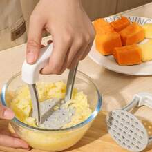 Triturador de Patatas Manual, Triturador de Alimentos, Triturador de Vegetales, Herramienta de Cocina para Patatas, Guacamole, Frutas, Aguacate, Frijoles UGOQ - 1 - Ver 3