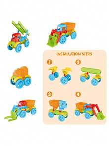 Children's Early Education Multi-Functional Magnetic Beads Set Of Toys - Educational DIY Assembly Magnetic Building Blocks For Developing Thinking, Creativity And Imagination - Gift For Children - Multicolor - View 5