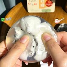 Best-Selling Crispy Ball Squeeze Toy, Malleable Stress Relief Ball, -Like Coconut Oil Squishy Ball, Soft Finger Toy, Girls Toy, Holiday Gift - Multicolor - View 3