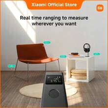Xiaomi Smart Laser Measure – 40m Range, ±3mm Precision, LCD Display, Bluetooth Sync Via App, 370mAh USB-C Rechargeable Battery, Compact Digital Distance Meter For Home Renovation, Interior Design, And DIY Projects - Black - View 3